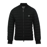 BURBERRY 男士B字盾牌徽标绗缝拉链鹅绒羽绒服外套