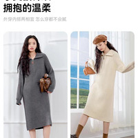 La·go·go lagogo拉谷谷 显瘦百搭弹力优雅直筒裙女NCLL439G31