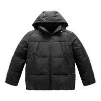 太平鸟男装 休闲羽绒服男士时尚舒适连帽面包服男撞色印花羽绒服