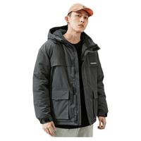 唐狮 TONLION棉衣男装短款连帽工装棉服加厚上衣棉袄外套
