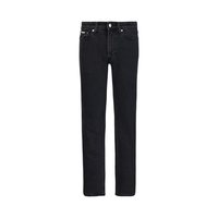 卡尔文·克莱恩 CK男士拉链闭合直筒深灰色牛仔长裤休闲百搭日常直筒裤