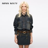 MISS SIXTY 女士复古工装牛仔连衣裙 6S4DJ14300