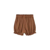 童泰（TONGTAI）女宝短裤夏季婴儿裤子休闲薄款女孩洋气外出女童甜美花苞裤 棕色 100cm