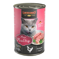 小李子(LEONARDO)猫罐头主食罐经典鸡肉配方菠菜鸭肉胡萝卜鳟鱼猫湿粮食品经典系列 经典鸡肉口味400g/罐