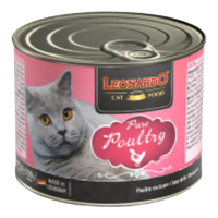 小李子(LEONARDO)猫罐头主食罐经典鸡肉配方菠菜鸭肉胡萝卜鳟鱼猫湿粮食品经典系列 经典鸡肉口味200g/罐