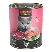 小李子(LEONARDO)猫罐头主食罐经典鸡肉配方菠菜鸭肉胡萝卜鳟鱼猫湿粮食品经典系列 经典鸡肉口味800g 三罐