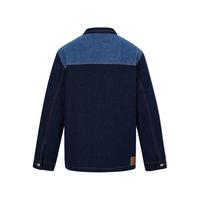 Levi's李维斯男士复古夹克羽绒服拼接时尚百搭 藏蓝色 L