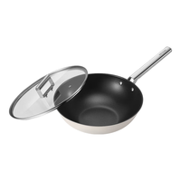德世朗致简不粘精铁家用30CM炒锅电磁炉燃气灶通用 致简不粘炒锅 30cm