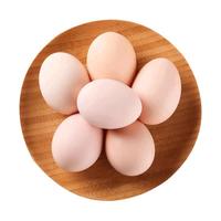 云依禾农庄 新鲜现捡土鸡蛋初生蛋谷物虫草柴鸡蛋 笨鸡蛋生鲜 6枚装