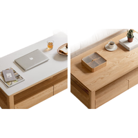 YESWOOD 源氏木语 鹿特丹系列 Y28J03105 实木茶几 原木色 105*55*45cm