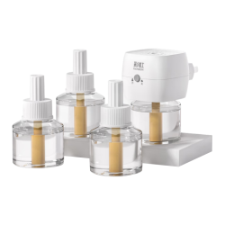 彩虹 电热蚊香液套装 无味驱蚊 45ml*4瓶+1器 可用240晚