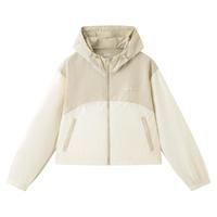 森马（Semir）郑合惠子防晒衣女短款凉感外套2024年夏装轻量化上衣109324108006 咖白色调00451 XS