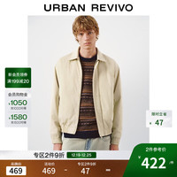 UR UR2025冬季男装气质简约百搭翻领口袋棉服UMM150016 卡其 XS