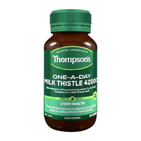 THOMPSON'S汤普森护肝片奶蓟草 含480mg水飞蓟宾高浓度净肝去油养肝护肠胃熬夜加班 【480mg水飞蓟宾】高含量真护肝60粒