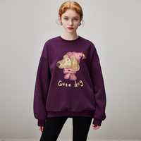 DFVC 女士宽松加厚圆领卫衣 DV26W1628