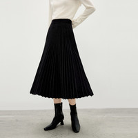 秋水伊人 女士高腰A字裙 625495M403383