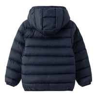 ASICS亚瑟士童装2024冬季男女中大童休闲连帽轻薄羽绒服外套舒适334241073075 50藏青色 140