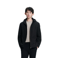 劲霸男装 男士夹克 NKDN3362 商务连帽短款棉服