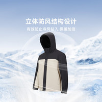 90分 男款连帽防风保暖夹克