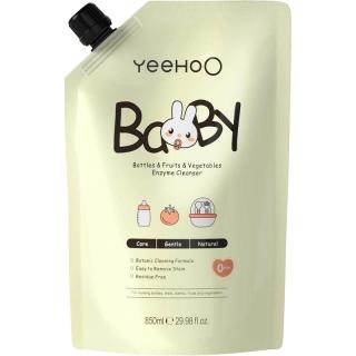 88VIP：英氏 850ml 婴儿奶瓶清洁剂果蔬清洗剂液补充装婴儿专用玩具洗洁精