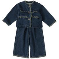 女童秋装套装女童装套装洋气儿童牛仔套装秋季2025女孩衣服潮