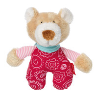 sigikid德国 新生婴儿手摇铃手眼协调抓握锻炼安抚不哭闹毛绒玩具 Bellarella 小甜熊 手摇铃 14cm