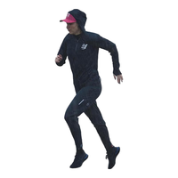 COMPRESSPORT跑步越野飓风防水透气夹克 Hurricane Waterproof 10/10轻薄 简约黑 XS