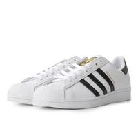 adidas ORIGINALS SUPERSTAR系列 中性休闲运动鞋 EG4958 白色/金标 35