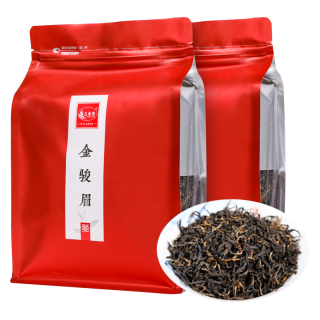 立香园 LIXIANGYUAN 金骏眉红茶 武夷山特产茶叶蜜香型 袋装散装新茶 500克（250克*2包）