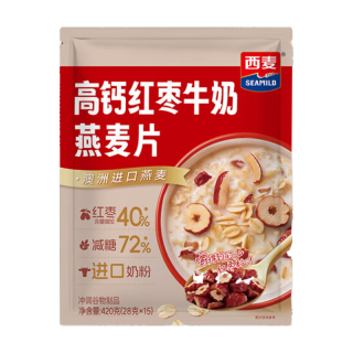 西麦 高钙红枣牛奶燕麦片 420g
