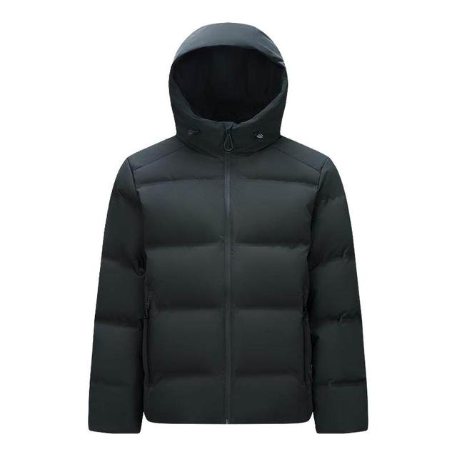 今日必买：森马 羽绒服男无缝压胶连帽外套防泼水户外上衣冬装简约休闲90绒子