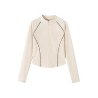 NOA真维斯半高领打底衫女 2025秋冬季高级感时尚百搭长袖上衣
