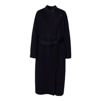 伊芙丽（eifini）【送水桶包】蒋欣代言羊毛羊绒毛呢外套收腰系带立领大衣2025冬季 藏冬青 送价值798水桶包 S 100-110斤