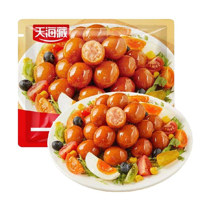 天海藏一口爆汁肠 脆皮烤肠空气炸锅美食肉肠源头直发