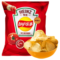 乐事（Lay's）薯片 亨氏番茄酱味 135克  休闲食品  亨氏番茄酱味135g*1袋