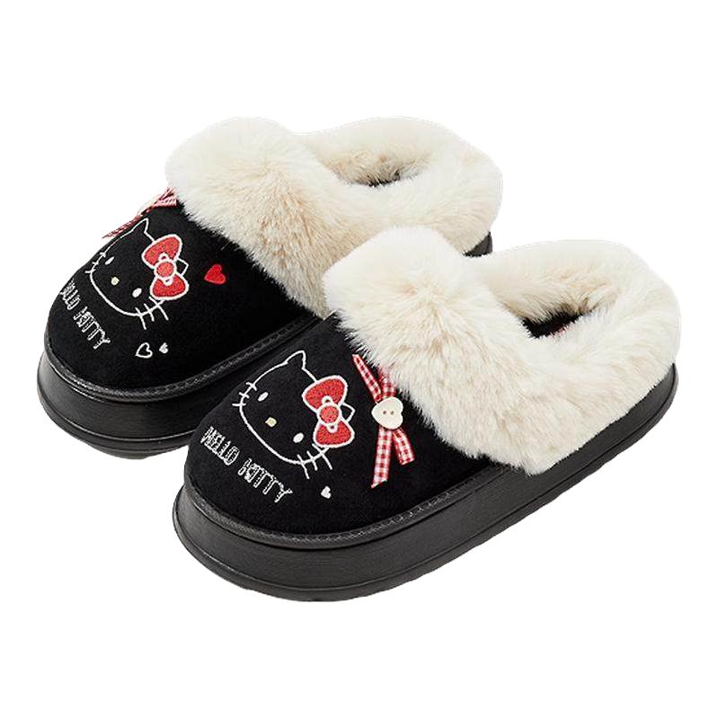 三福 HelloKitty 棉拖鞋 女士拖鞋