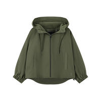 Max Mara 麦丝玛拉 女士连帽拉链夹克