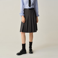 88VIP：E·LAND 衣恋 女士学院风百褶裙 EEWHF49E04