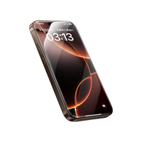 闪魔 适用iPhone16Pro 0.18mm超薄 3D热弯钢化膜 无尘仓套装