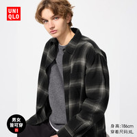 移动专享：优衣库 男士法兰绒格子衬衫 480768