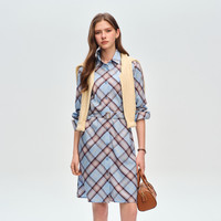 88VIP：E·LAND 衣恋 女士衬衫裙 EEOWG12B01 英伦风