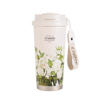 QITA 花园系列 白月季 保温杯 500ml
