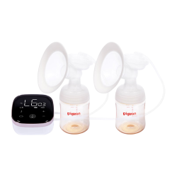 贝亲 电动吸乳器 挤乳器 按摩拔奶便携式挤奶器双边吸奶器