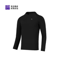 必迈(bmai)1限时专享跑步压缩长袖V3训练运动保暖紧身衣跑步竞赛衫 暗夜黑 男 M