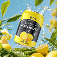 小象饮 柠檬苹果苏打汽水 330ml*12罐