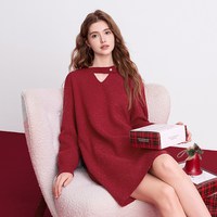 百图 女士针织连衣裙 2412T24