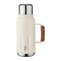 爱仕达（ASD）保温杯316不锈钢大容量户外运动水杯壶男女便携茶杯RWS10P29WG-W 白色1000ml