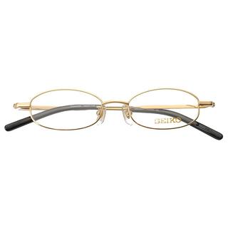 精工seiko精工眼镜 光学钛材小框眼镜架 近视高度数眼镜框H03086 金色01