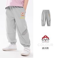 汪汪队男童防蚊裤夏款2025儿童裤子男孩休闲裤夏季宝宝长裤薄