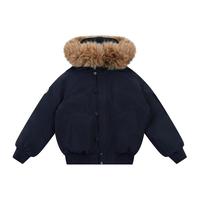 FDR 官方店 毛领连帽羽绒服女外套冬季加厚保暖情侣派克服棉服男